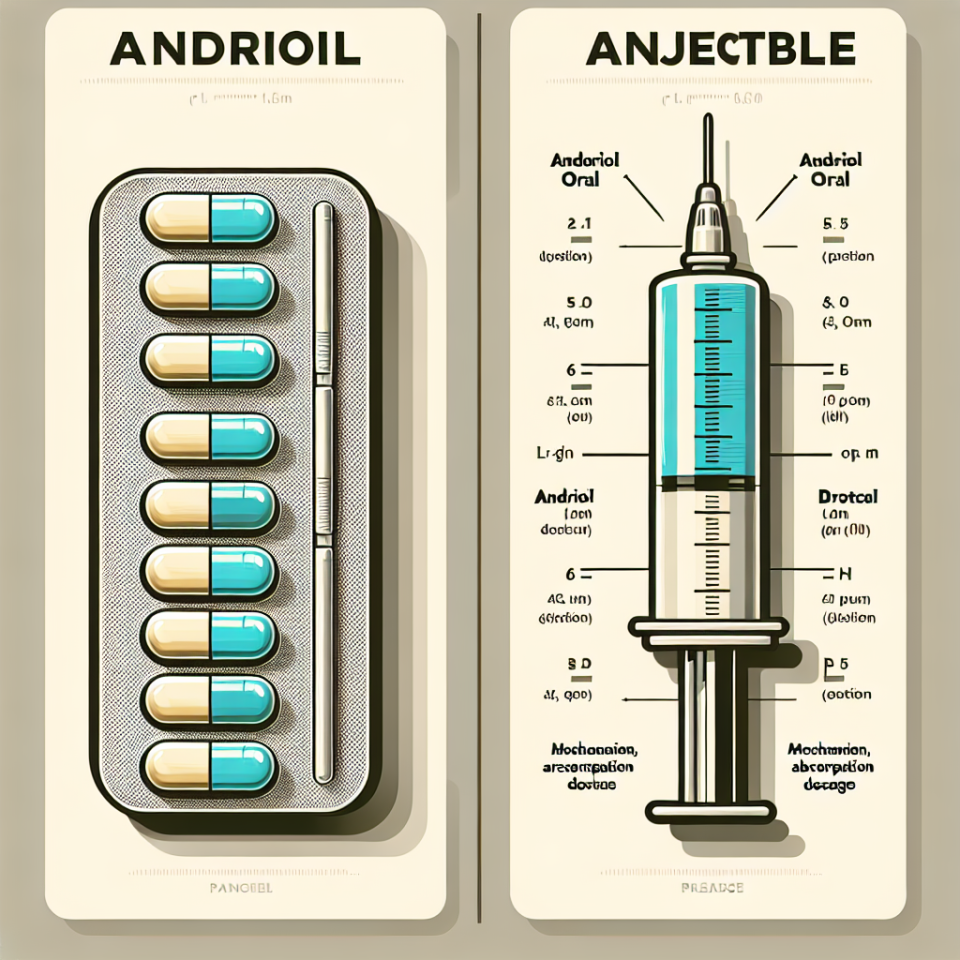 Diferencias entre Andriol oral e inyectable