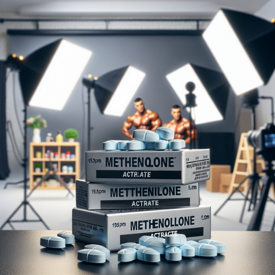 Acetato de metenolona en preparación para sesiones fotográficas