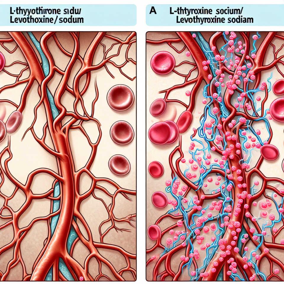 Cómo cambia la vascularización con L-Thyroxine Sodium/Levothyroxine Sodium (LT4 sodium)
