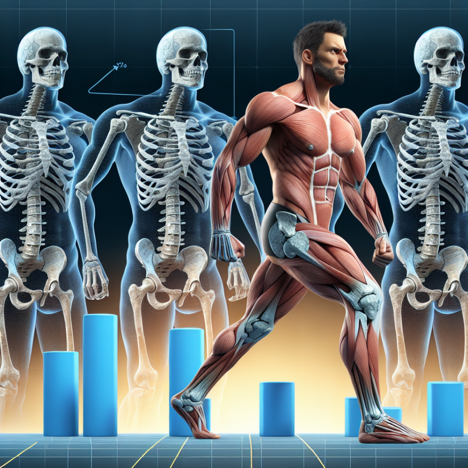 Enantato de testosterona y cambios en la densidad ósea