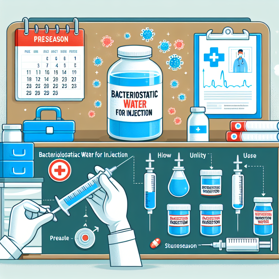 ¿Es Agua bacteriostática para inyección recomendable en la pretemporada?