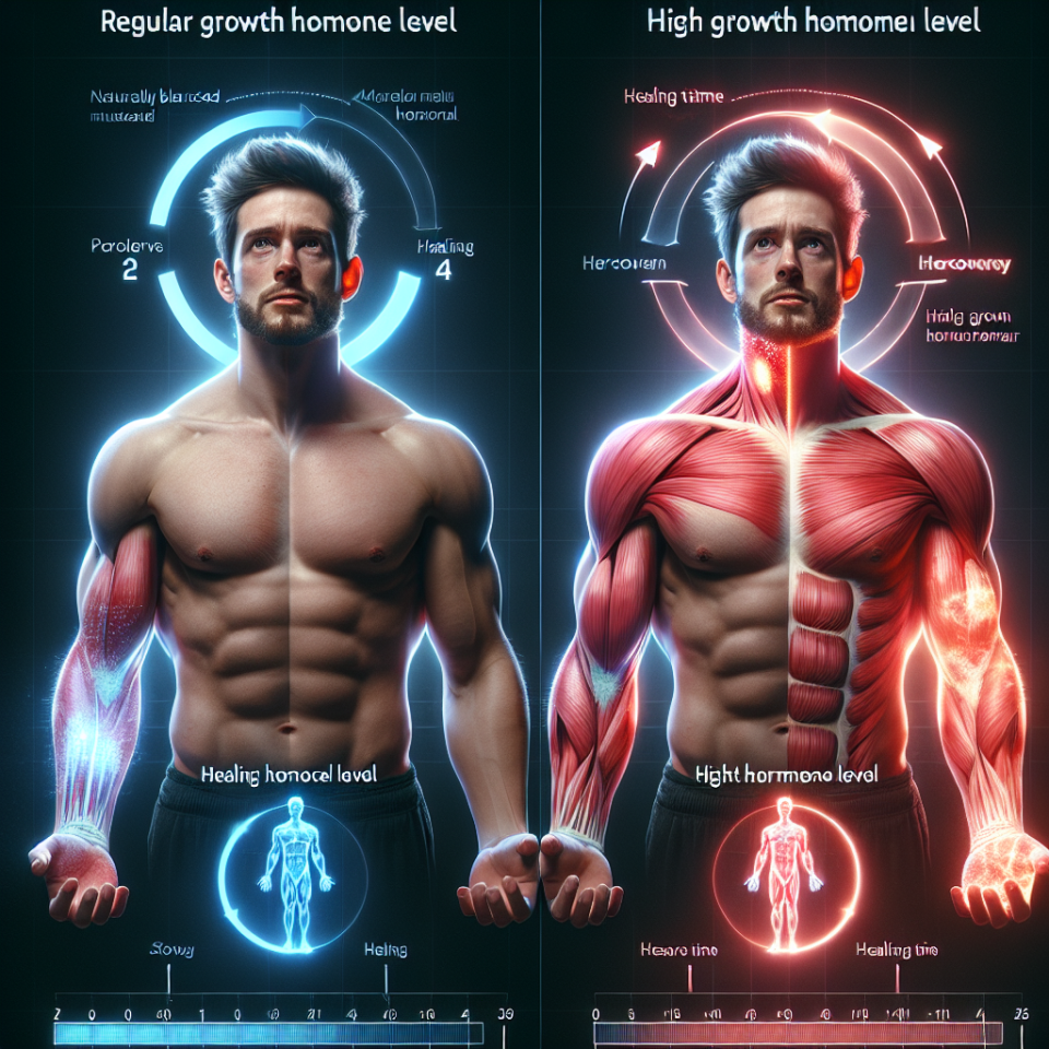 Qué tanto se acelera la recuperación muscular con Hormona del crecimiento
