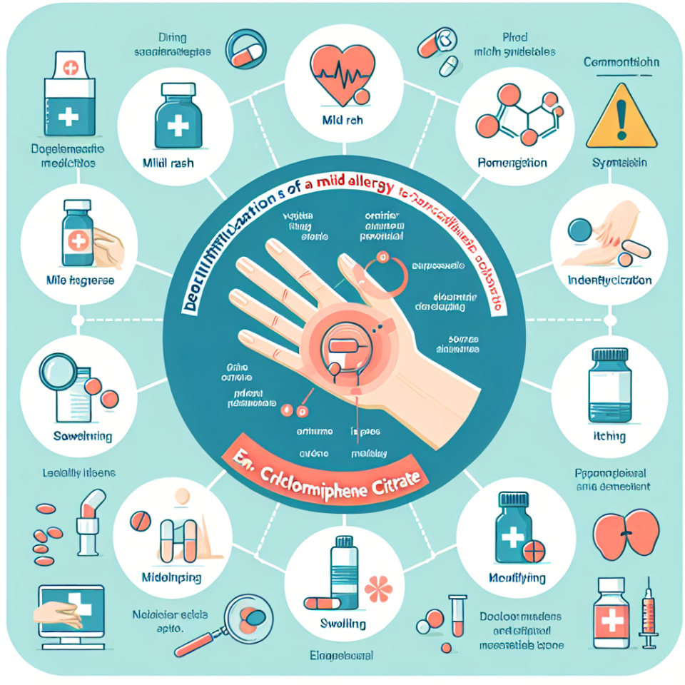 Cómo identificar una alergia leve a Enclomiphene citrate