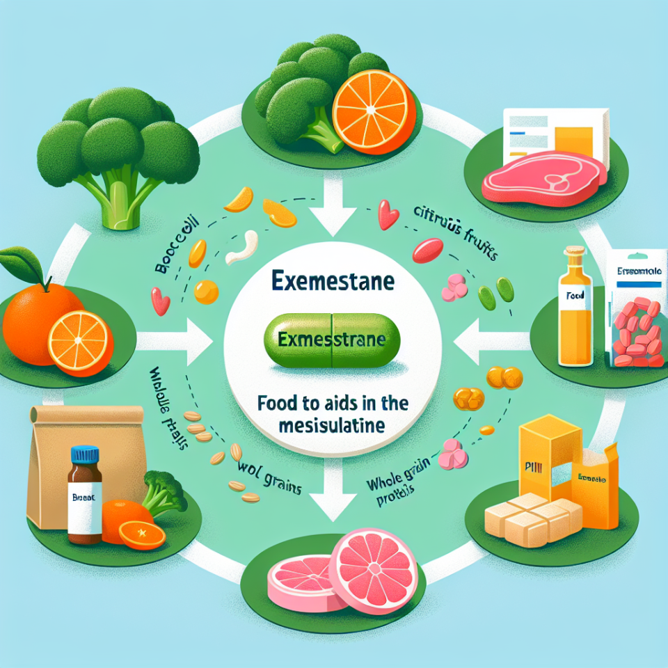 Qué alimentos facilitan el metabolismo de Exemestane