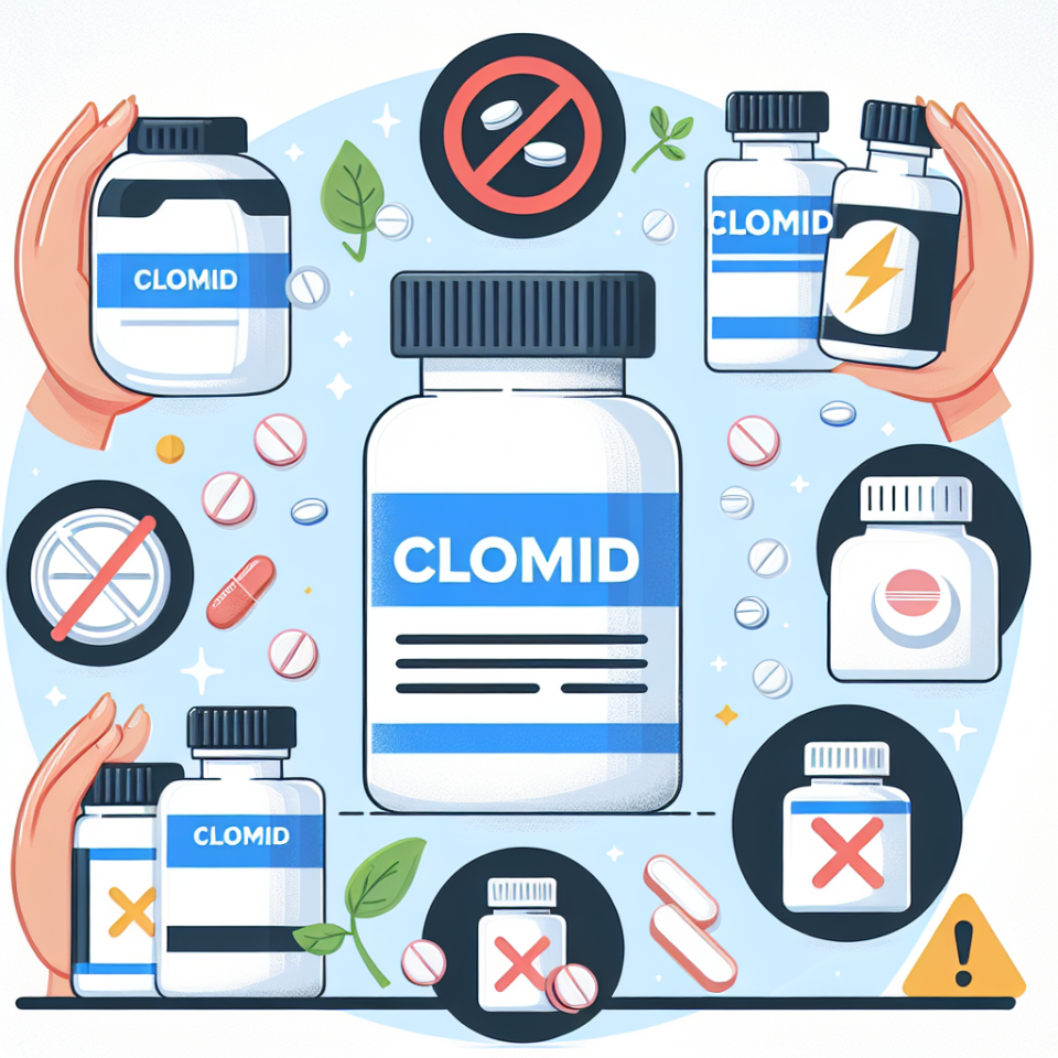 Qué suplementos no deben coincidir con Clomid