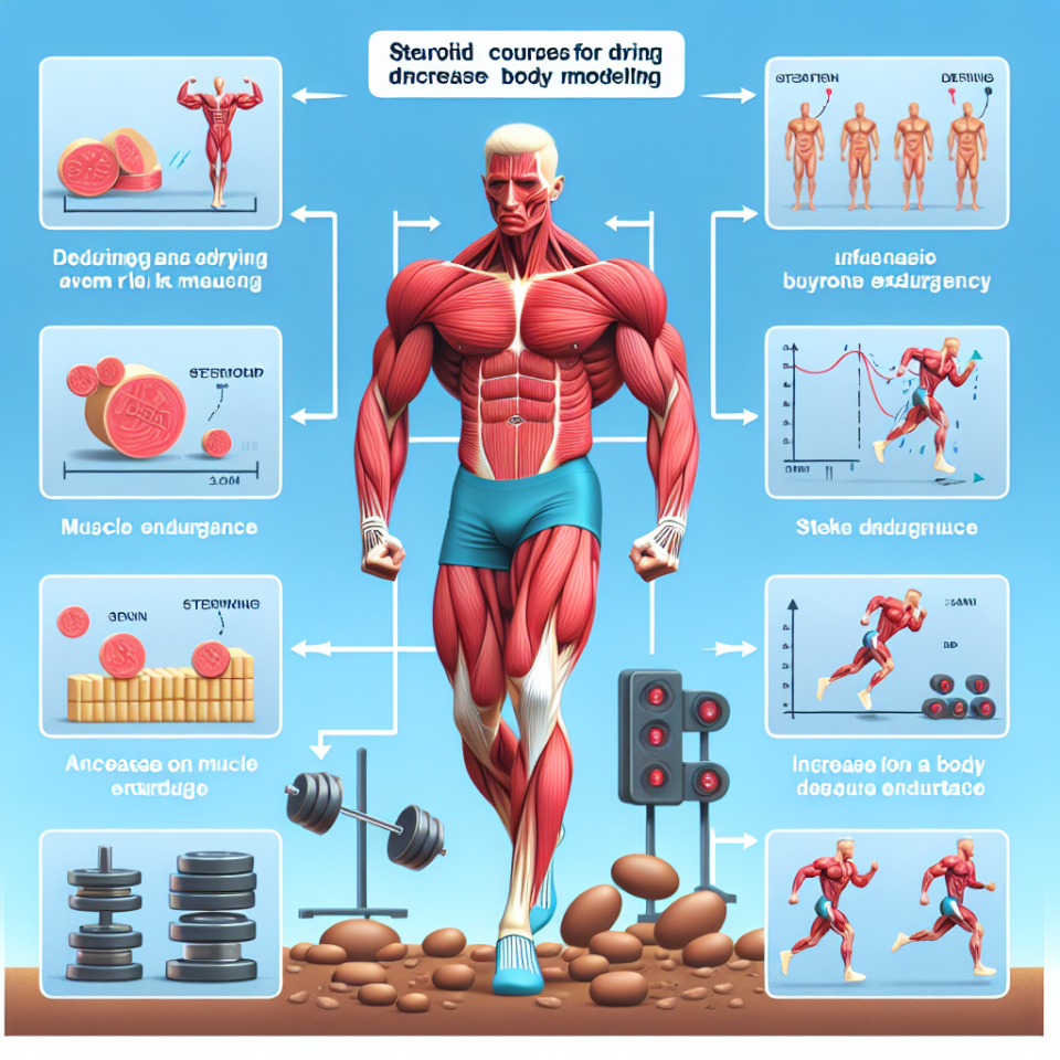 Cómo afecta Cursos de esteroides para secado y modelado corporal (aumento de masa magra) a la resistencia muscular