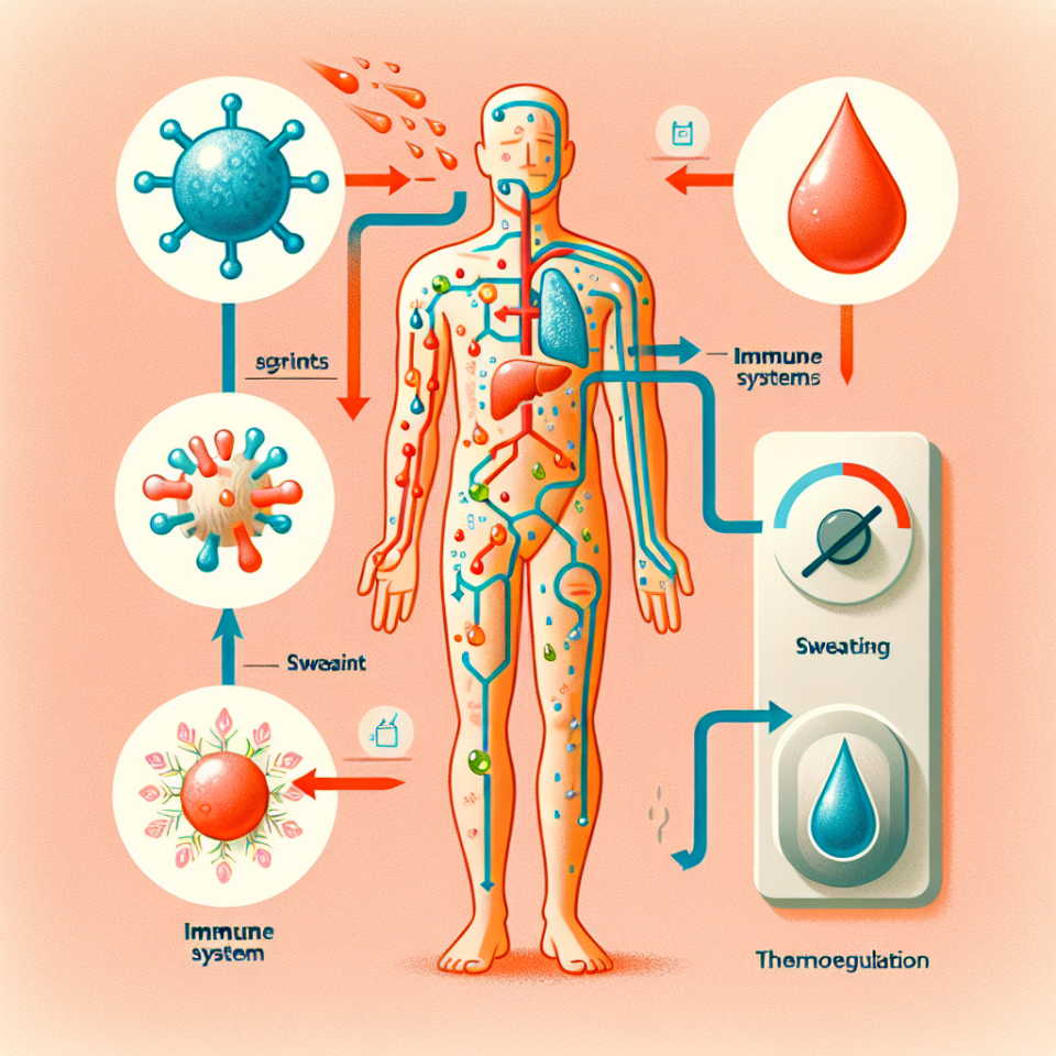 Cómo afecta Salud inmunológica a la sudoración y termorregulación