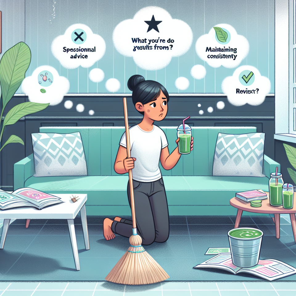 Qué hacer si no ves resultados con Limpieza y desintoxicación