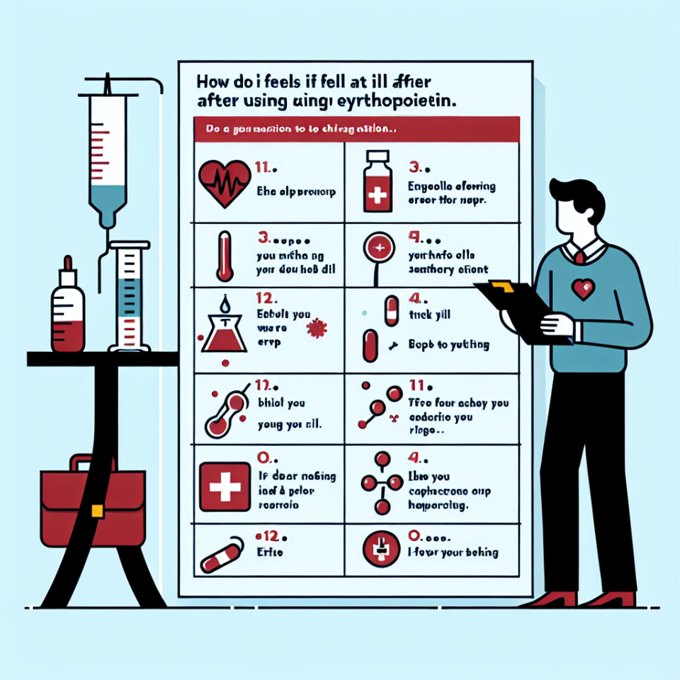 Qué hacer si te sientes enfermo usando Erythropoietin