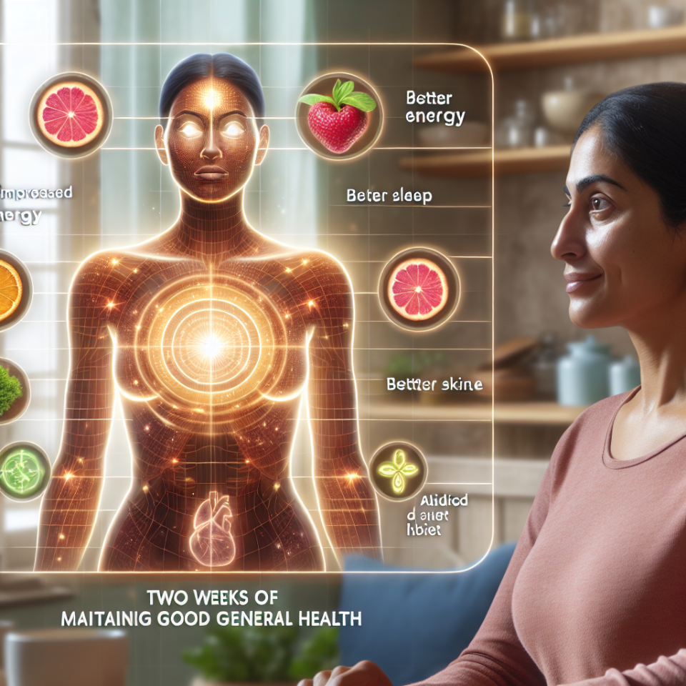 Resultados visibles tras 2 semanas de Salud general