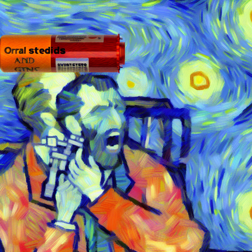 Esteroides orales y dolor cervical: tensión y estrés