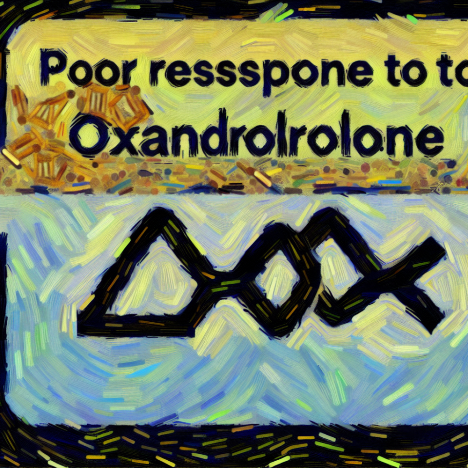 Qué señales indican mala respuesta a Oxandrolona